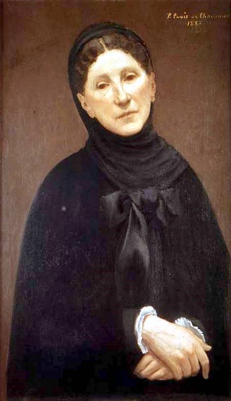 Пюви де Шаванн.
Портрет жены художника
мадам де Шаванн.