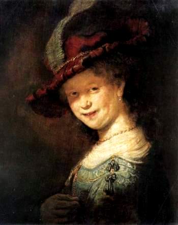 Рембрандт.
Портрет Саскии ван Эйленбург.
1633 г.