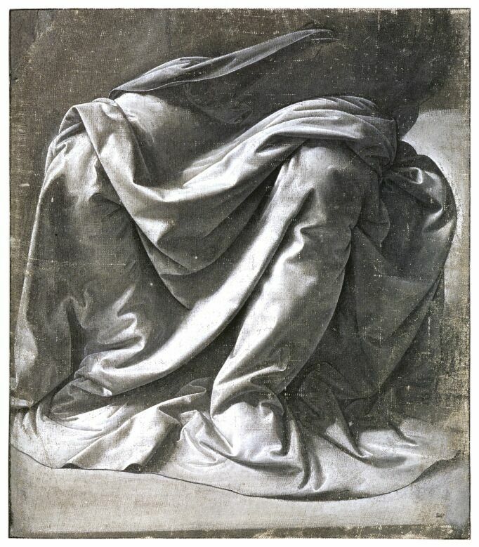 Леонардо да Винчи.
Этюд драпировки.
Ок. 1477 г.
