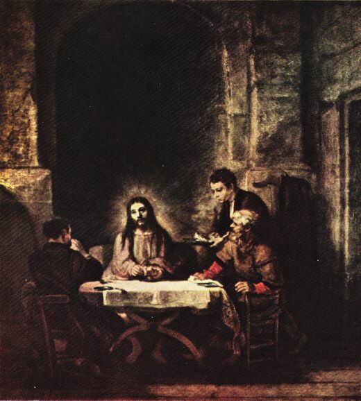 Рембрандт.
Христос в Эммаусе.
1648 г.