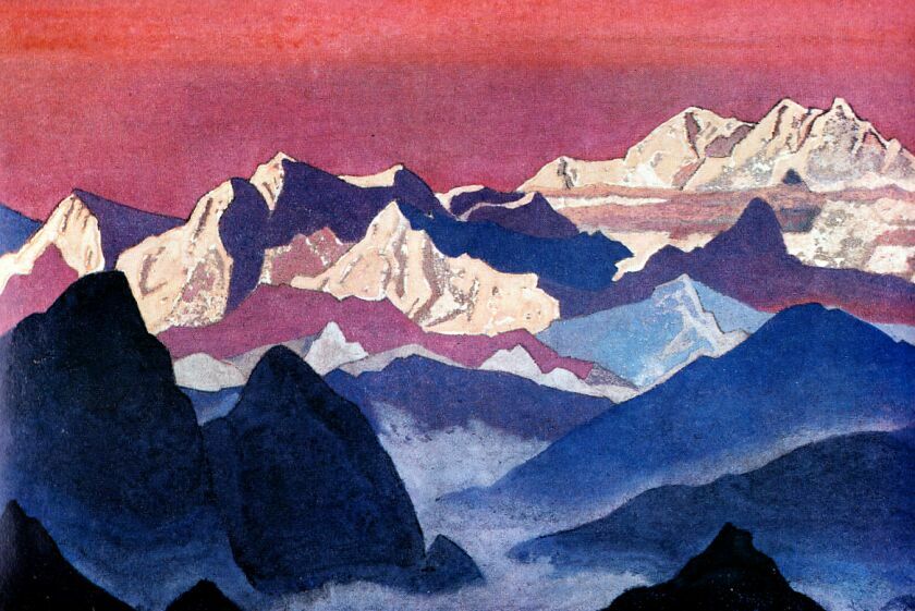 Н.К. Рерих.
Канчэндзона. Гималаи.
1933 г.