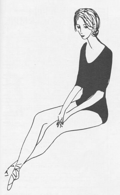 Надя рушева.
Отдых балерины.
Туль, перо.
1968 г.