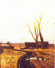 И. Левитан.
Осень. Дорога в деревне.
1877 г.