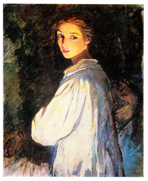 З. Серебрякова.
Этюд девушки 
(Автопортрет).
1911 г.