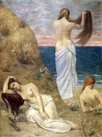 Пюви де Шаванн.
Девушки на берегу моря.
1879 г.